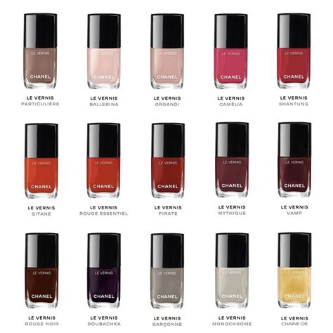 chanel nail polish winter 2022|chanel nail polish colour chart.